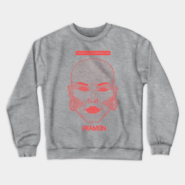 The Devil's Playground Show podcast - Peamon Two Crewneck Sweatshirt by The Devil's Playground Show